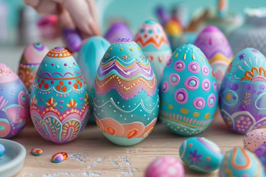 easter eggs day, DIY craft kit for painted eggs on Sun, Mar 31, 2024