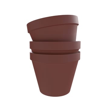 Brown Pot isolated on white background. High quality 3d illustration