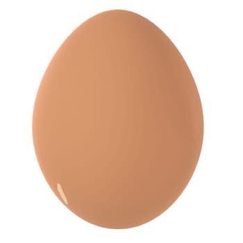 Egg isolated on white background. High quality 3d illustration