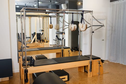 Trapeze table. Trapeze table - Pilates exercise machine.