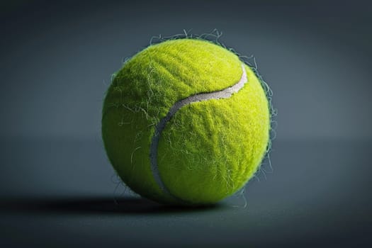 Green tennis ball. The concept of competition, sport, Olympic Games.