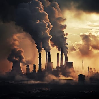 Industrial Impact: Confronting Pollution from Factory Smokestacks