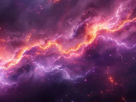 Electricity-themed abstract digital art, showcasing vibrant lightning strikes and energy flows.