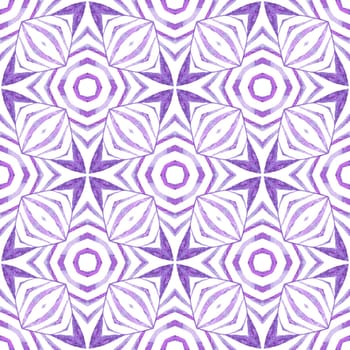 Trendy organic green border. Purple extra boho chic summer design. Textile ready beauteous print, swimwear fabric, wallpaper, wrapping. Organic tile.
