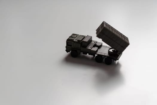 toy military machine air defense. High quality photo