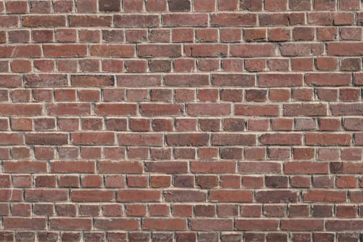 Red brick wall background grunge texture