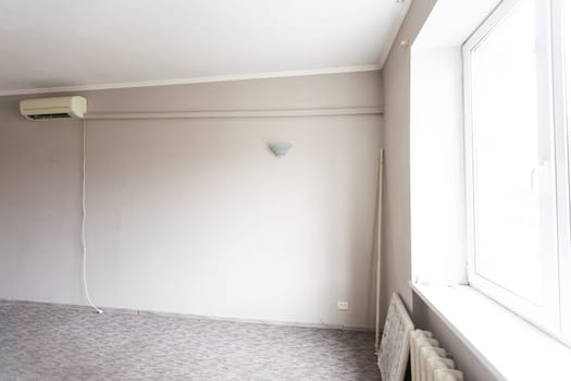 old demolished and dirty room. High quality photo