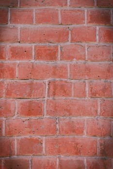 the old red brick wall