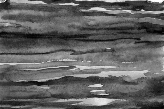 Black and white monochrome watercolor texture