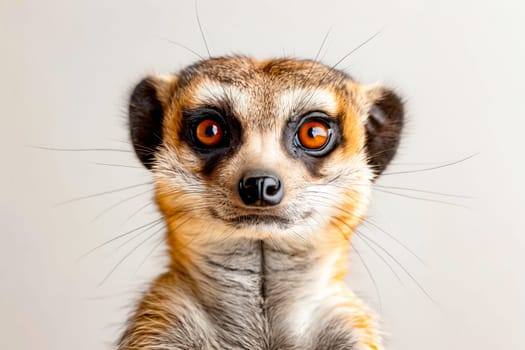Meerkat looking at the camera. Generative AI.