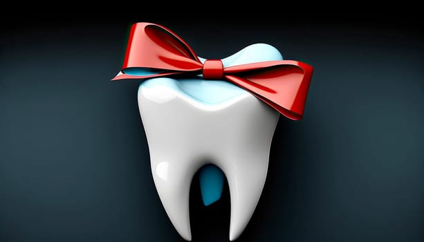 dental treatment gift concept. Generative AI,