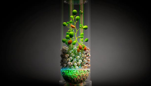 plant laboratory in vitro. Generative AI,