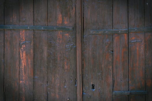 Old wooden Church door 2