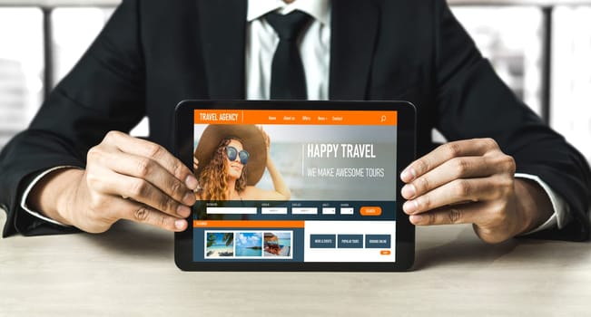 Online travel agency website for modish search and travel planning offers deal and package for flight , hotel and tour booking