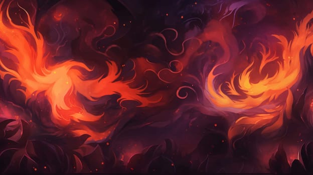 Banner: Abstract fire background. Fire texture. Fire flames. Fire flames.