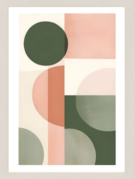 Patterns and banners backgrounds: Minimalistic abstract background. Geometric shapes in pastel colors