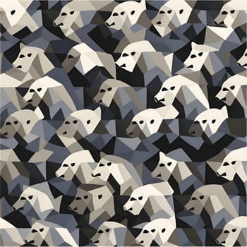 Patterns and banners backgrounds: Seamless pattern with ghosts. Halloween background. Vector illustration.