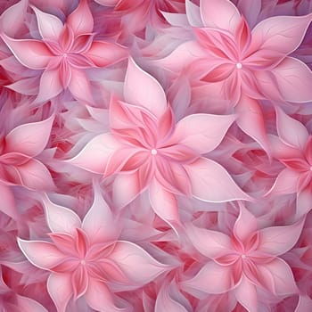 Patterns and banners backgrounds: Seamless pattern with pink and white flowers. Vector illustration.