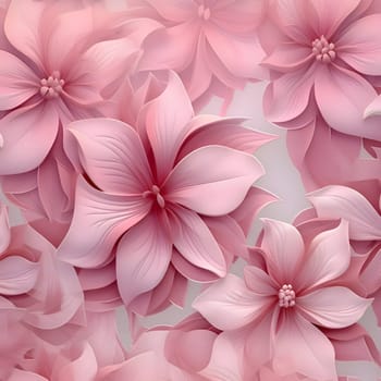 Patterns and banners backgrounds: Seamless background with pink flowers. Vector illustration. EPS 10