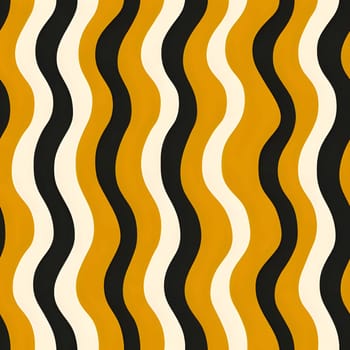 Patterns and banners backgrounds: Seamless pattern with wavy lines in yellow and black colors