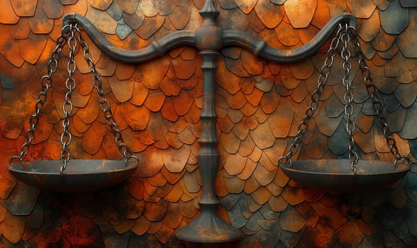 Libra on abstract background, space for text. Selective focus..Selective focus