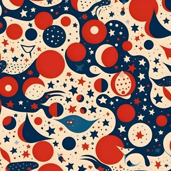 Patterns and banners backgrounds: Seamless pattern with planets, stars and comets. Vector illustration.