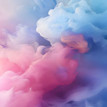 Patterns and banners backgrounds: Abstract background, smoke in water. Colorful cloud. 3D rendering