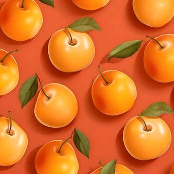 Patterns and banners backgrounds: Seamless pattern with ripe apricots. Vector illustration.