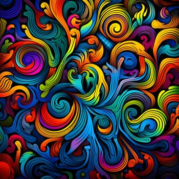 Patterns and banners backgrounds: Seamless abstract hand-drawn waves pattern, wavy background