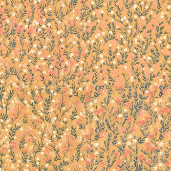 Patterns and banners backgrounds: Seamless floral pattern with flowers and leaves. Vector illustration.