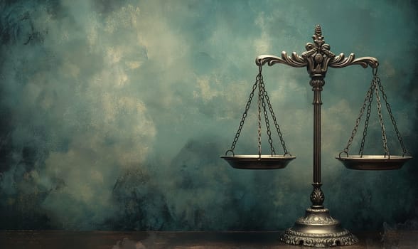 Libra on abstract vintage background, space for text. Selective focus..Selective focus