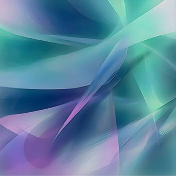 Smooth lines in blue, pink, and green colors combine to create a visually captivating and harmonious abstract background wallpaper.