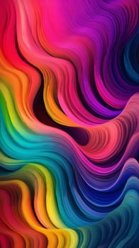 Abstract background design: abstract multicolored background with smooth lines in the form of waves