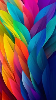 Abstract background design: abstract background with multicolored curved lines - 3d illustration