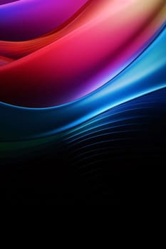 Abstract background design: abstract colorful background with smooth lines, futuristic wavy illustration with copyspace