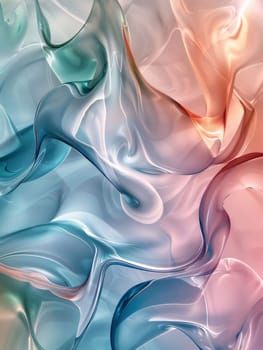 Abstract background design: Abstract background with smooth lines in blue, pink and white colors.