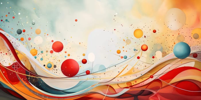 Abstract background design: Abstract colorful background with copy space. Vector illustration. Eps 10.