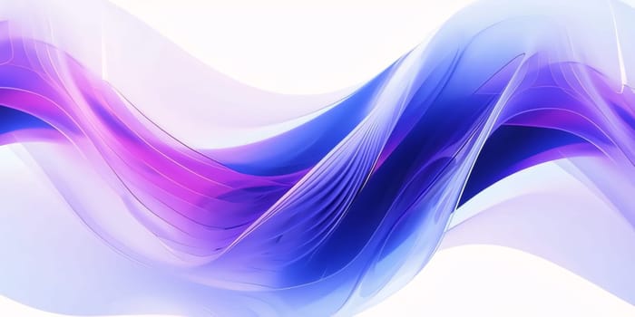 Abstract background design: abstract colorful background with smooth lines in blue, purple and white