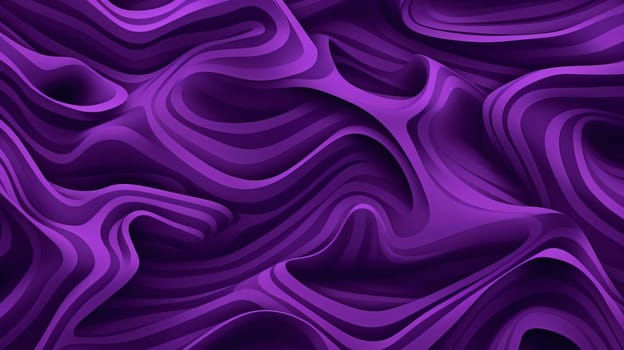 Abstract background design: Purple abstract wavy background. Vector illustration for your design.