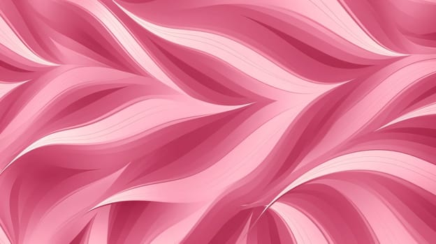 Pink background with multiple wavy lines running across the image horizontally. The lines vary in thickness and are a darker shade of pink, creating a dynamic and visually interesting pattern.