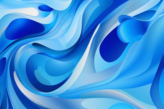 Abstract background design: abstract blue wavy background. vector illustration for your design.