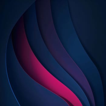 Abstract background design: Abstract background with curved lines in pink and blue colors. Vector illustration
