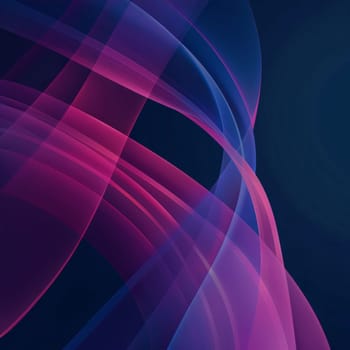 Abstract background design: abstract background with smooth lines in purple and blue colors, vector illustration