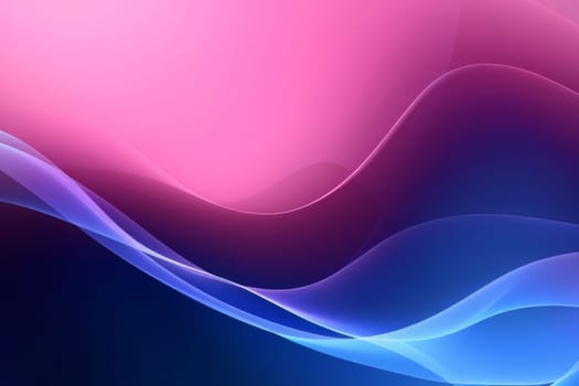 Abstract background design: abstract background with smooth lines in blue and purple colors, illustration