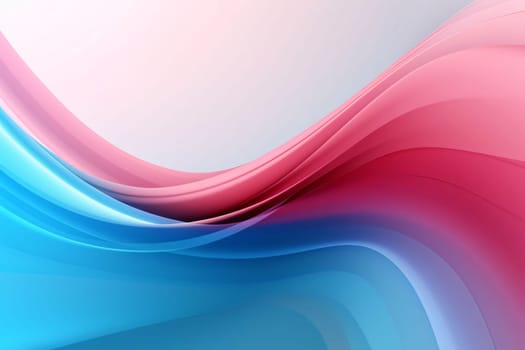 Abstract background design: abstract background with smooth lines in blue, pink and white colors