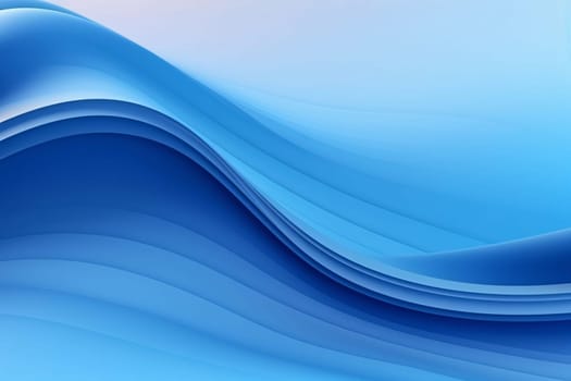 Abstract background design: abstract blue background with smooth lines in it, like waves on water