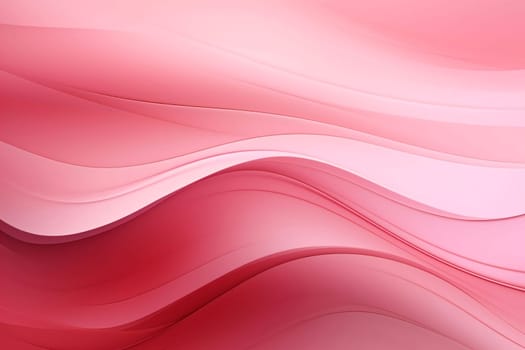 Abstract background design: Abstract pink background with smooth lines, 3d rendering. Computer digital drawing.