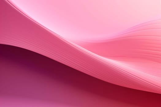 Abstract background design: Abstract background with smooth lines in pink and white colors. 3d render