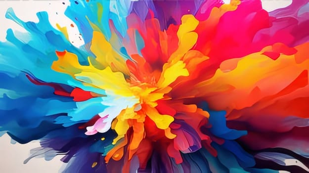 Abstract background design: abstract multicolored background of watercolor paints close-up