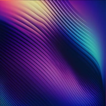 Abstract background design: abstract background with smooth lines in blue, purple and yellow colors